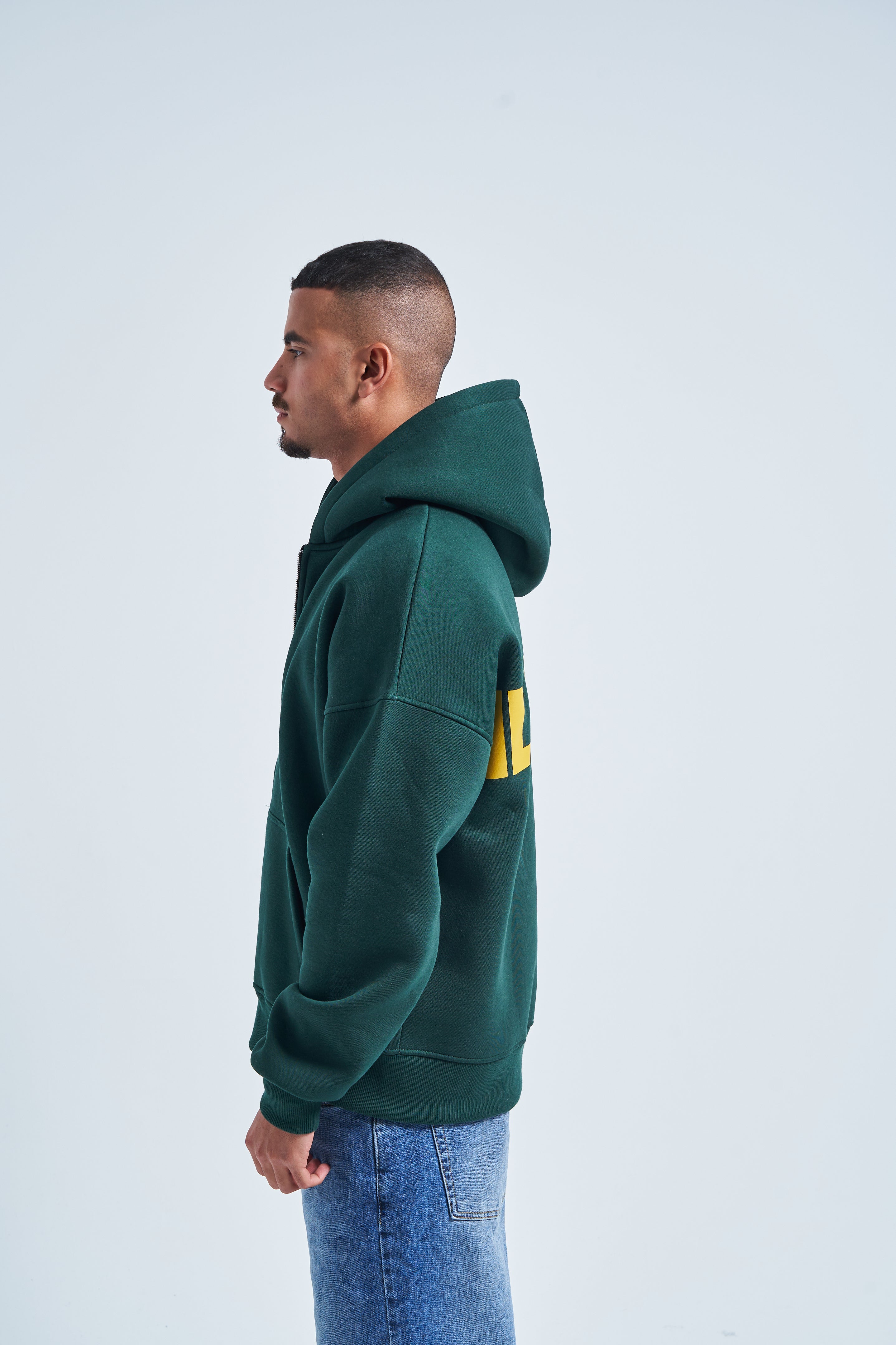 illusion Jacket in Dark Green